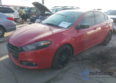 2014 Dodge Dart Sxt из США, поврежденный, VIN 1C3CDFBB9ED802196